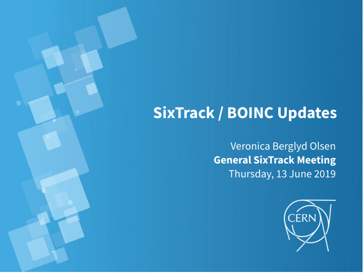 sixtrack boinc updates