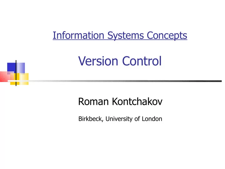 version control