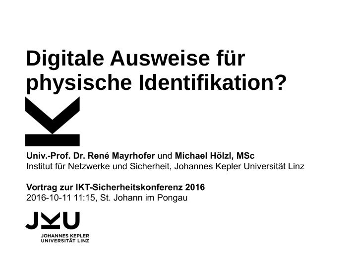 digitale ausweise f r physische identifikation