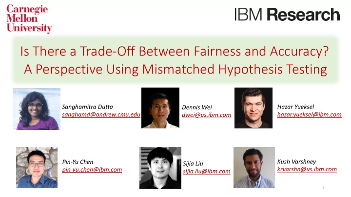 is there a trade off between fairness and accuracy a