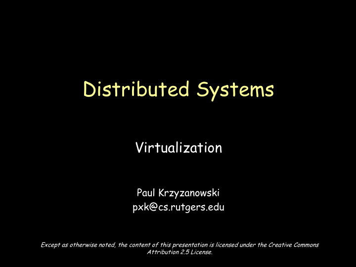 distributed systems