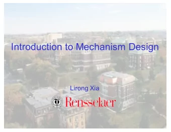 Introduction to Mechanism Design  Lirong Xia  Voting game of strategic voters  &gt;  &gt;  Alice