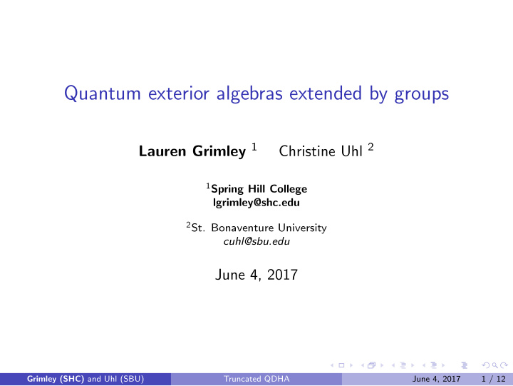 quantum exterior algebras extended by groups