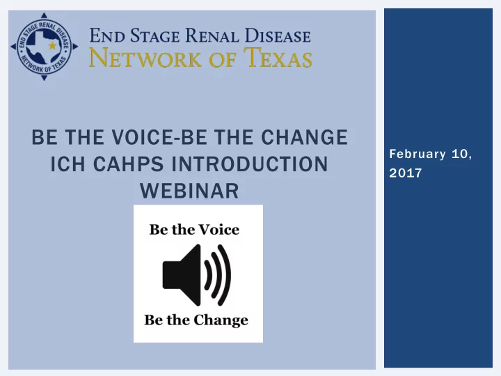 webinar objectives