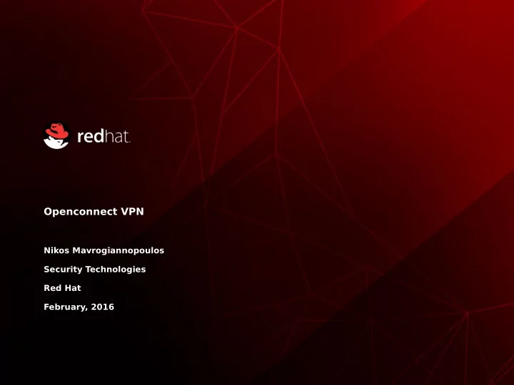openconnect vpn
