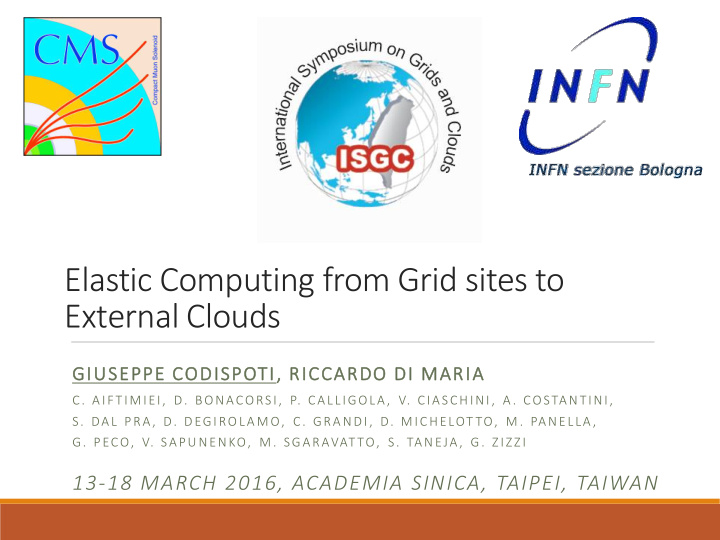 elastic computing from grid sites to