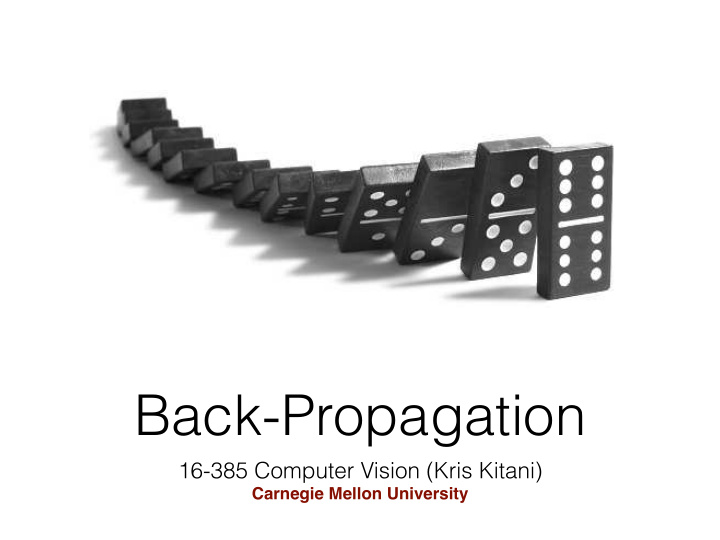 back propagation