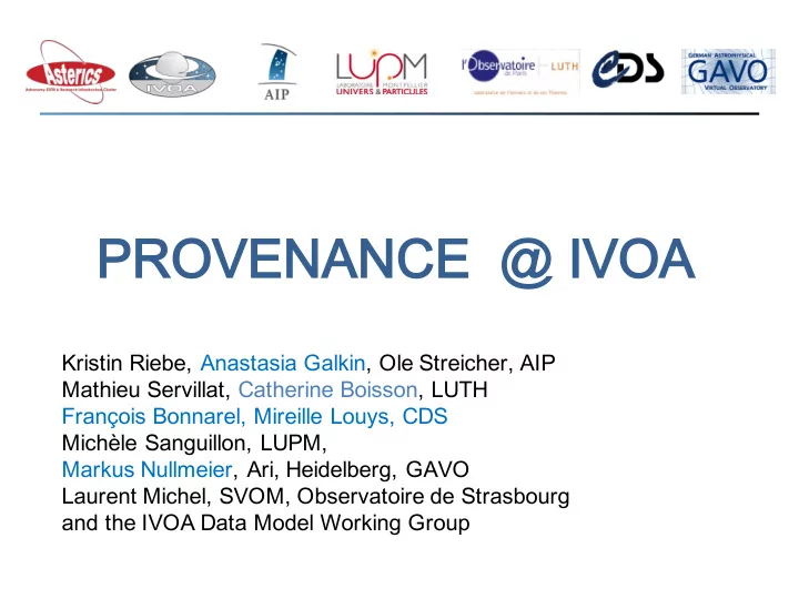 pr proven venan ance e ivo voa