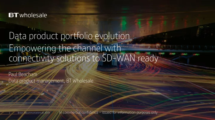 data product portfolio evolution empowering the channel