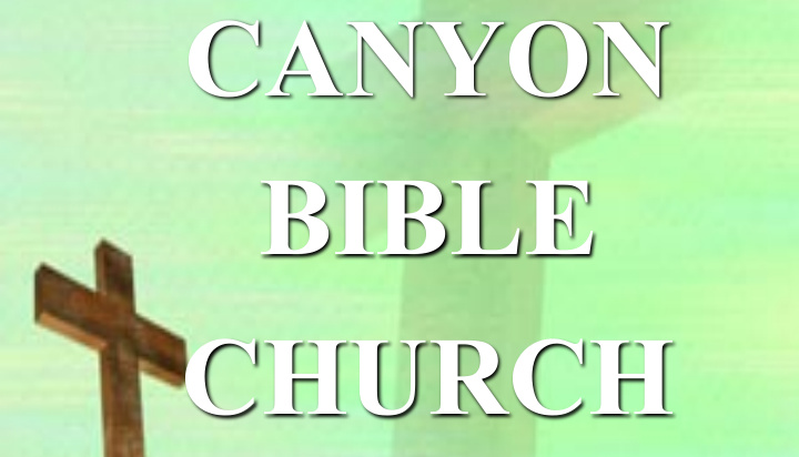 canyon bible church announ ouncemen cements
