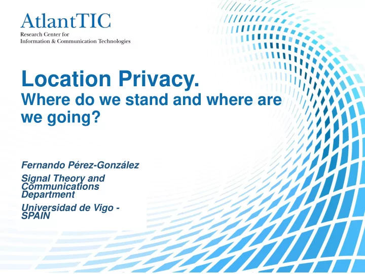 location privacy