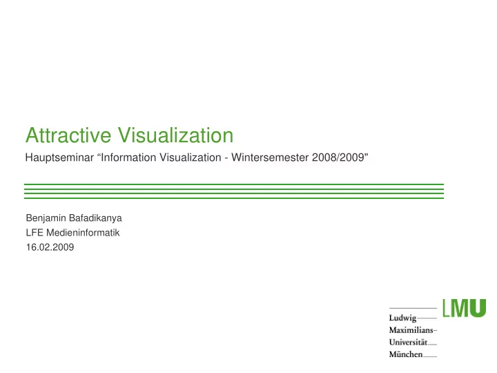 attractive visualization
