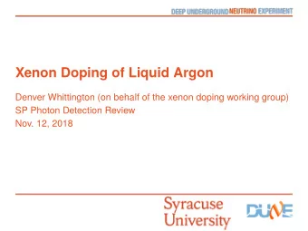 X  e  n  o  n  D  o  p  i  n  g  o  f  L  i  q  u  i  d  A  r  g  o  n  D  e  n  v  e  r  Wh  i  t