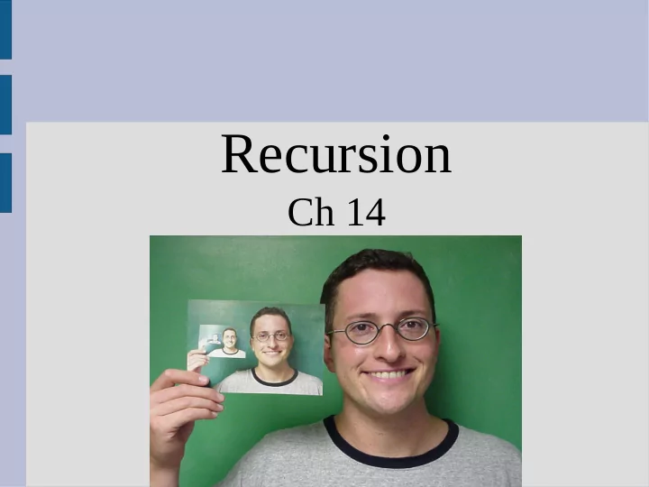 recursion