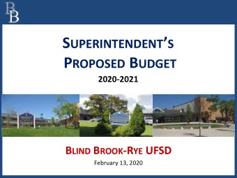 Tonights Presentation  Budget Context  Board Policy  The Budget Process  Recent