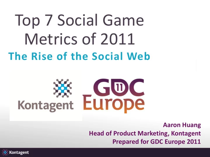 top 7 social game