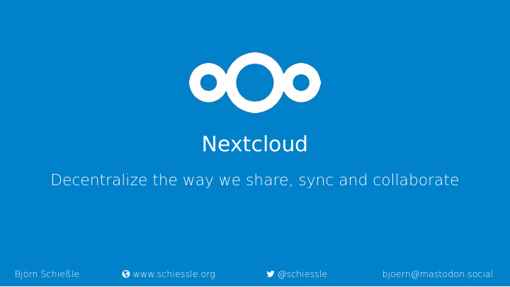 nextcloud