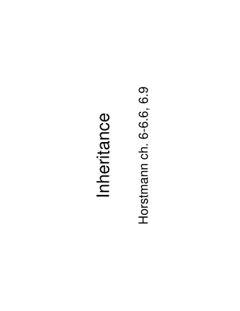 Inheritance  Inheritance: basic concepts  subclass specializes super class:  extends