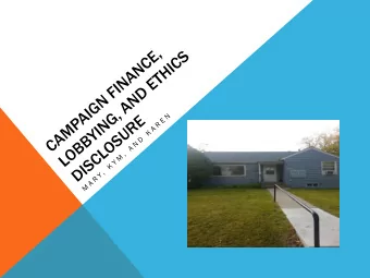 MARY  Statewide candidates, all statewide and local ballot issue  committees and incidental