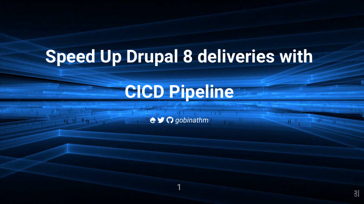 speed up drupal 8 deliveries with cicd pipeline