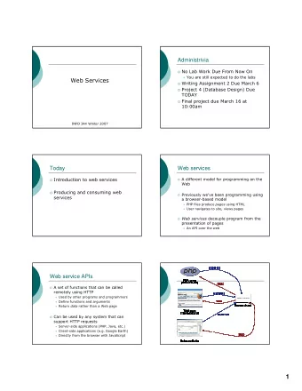 1  Why bother?  Google APIs