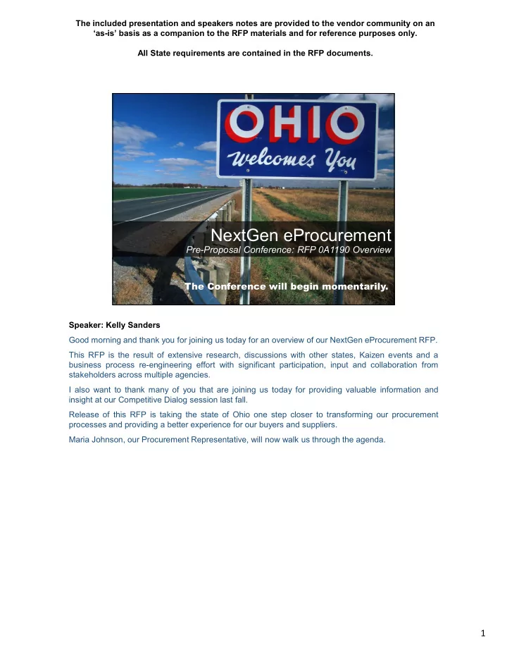 nextgen eprocurement