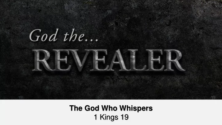 the god who whispers
