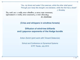 (Cries and whispers in windtree forests)  Diffusion of wind-tree billiards  and Lyapunov exponents