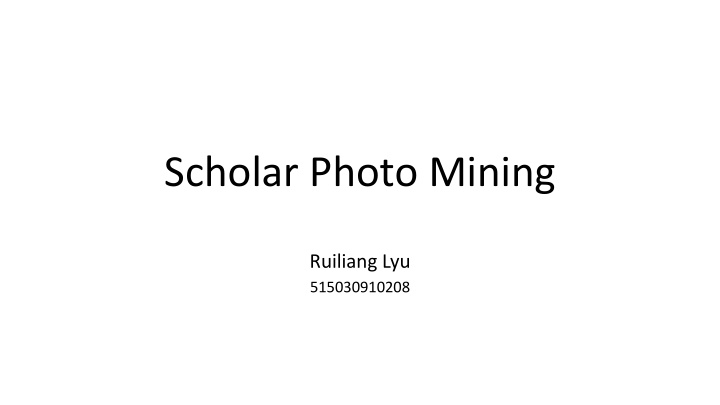 scholar photo mining