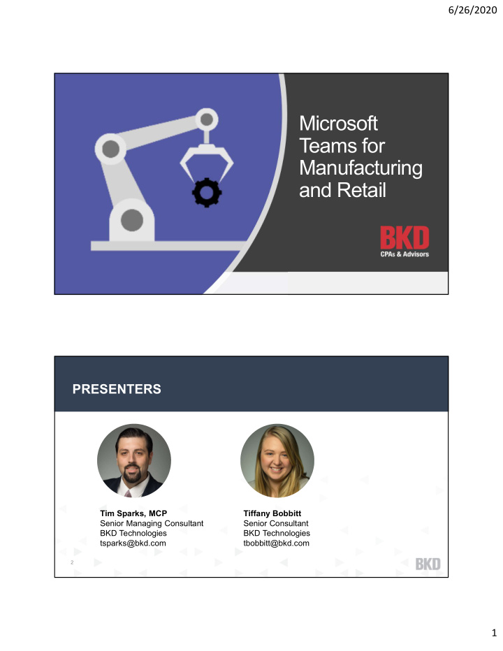 microsoft teams for manufacturing and retail