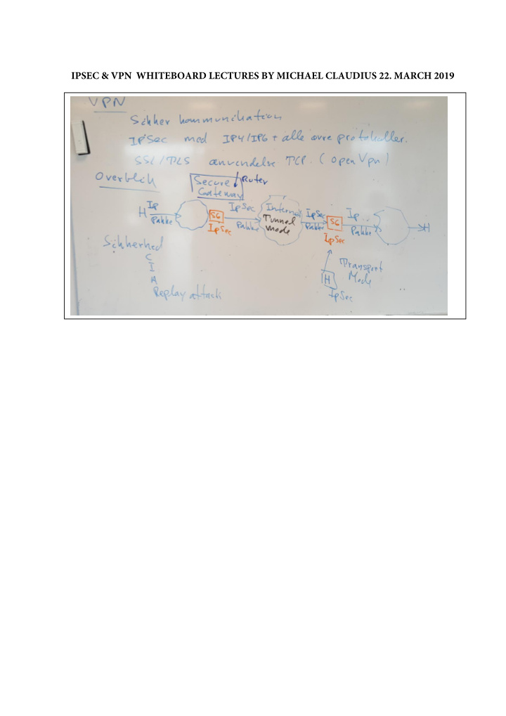 ipsec vpn whiteboard lectures by michael claudius 22