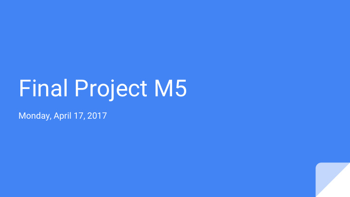 final project m5