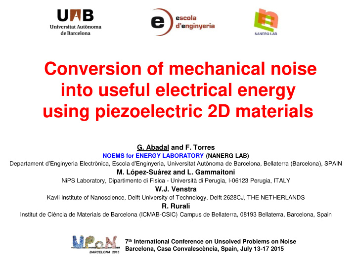 into useful electrical energy using piezoelectric 2d