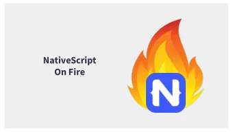 NativeScript  On Fire  Cross-Platform Development  Cross-Plattform Entwicklung  MobiDev. Angular
