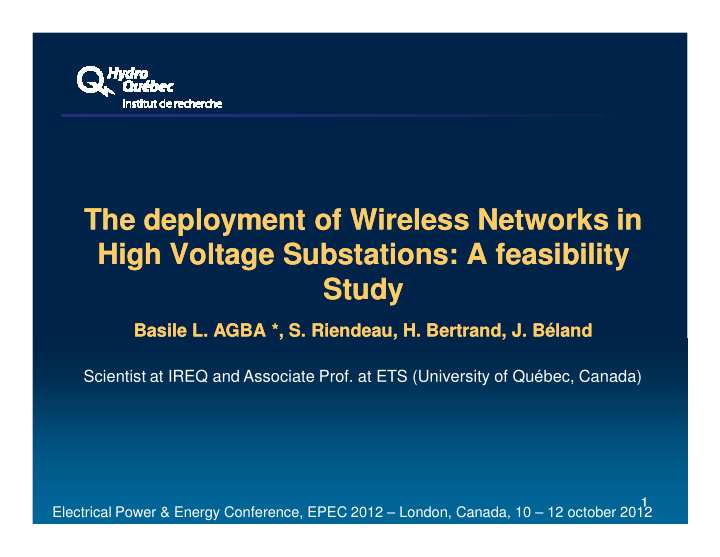 the deployment of wireless networks in the deployment of