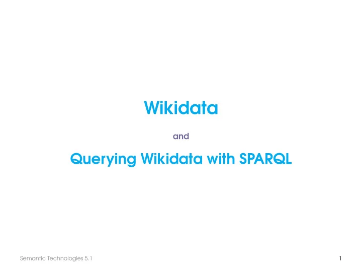 wikidata