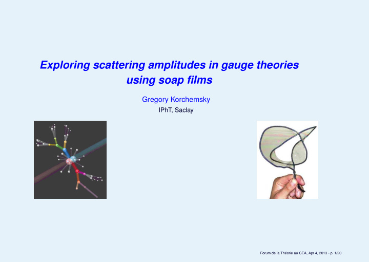 exploring scattering amplitudes in gauge theories using
