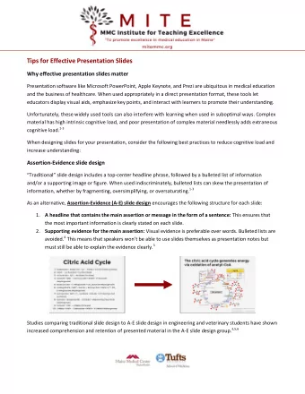 Why effective presentation slides matter  Presentation software like Microsoft PowerPoint, Apple