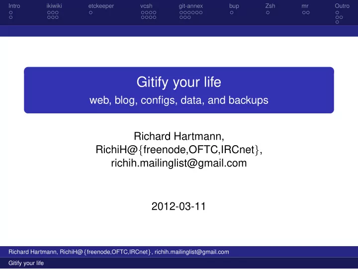 gitify your life