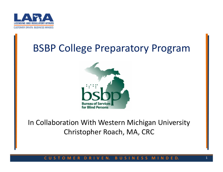 bsbp college preparatory program