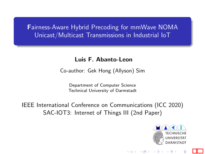 f airness aware hybrid precoding for mmwave noma unicast