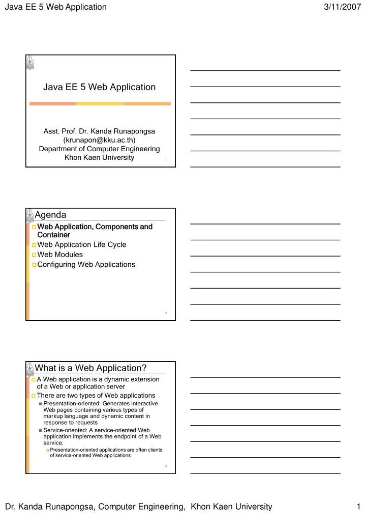 java ee 5 web application