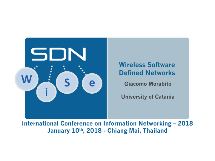 wireless software defined networks