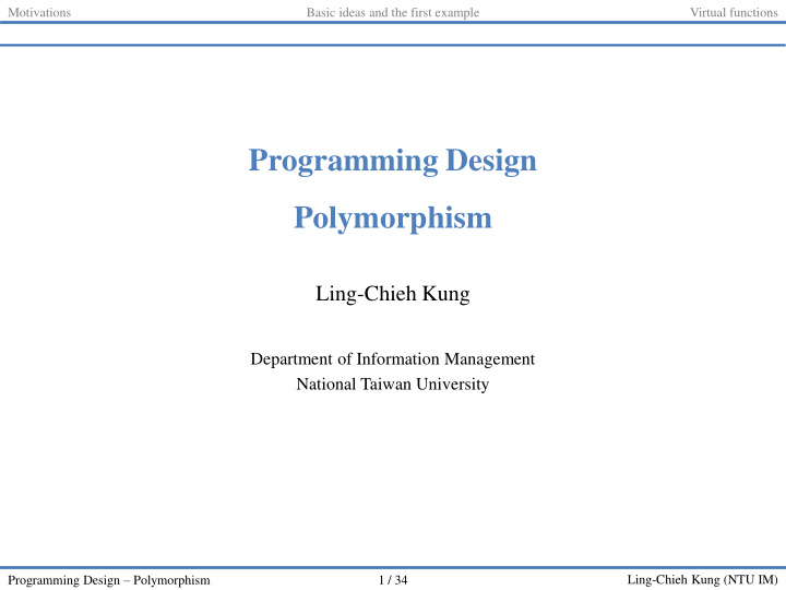 polymorphism