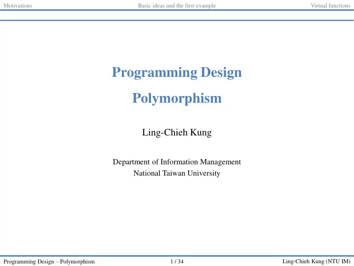 polymorphism