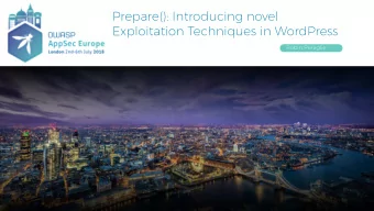 P  r  e  p  a  r  e  (  )  :  I  n  t  r  o  d  u  c  i  n  g  n  o  v  e  l  E  x  p  l  o  i  t