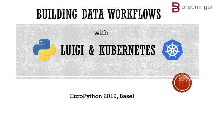 luigi kubernetes