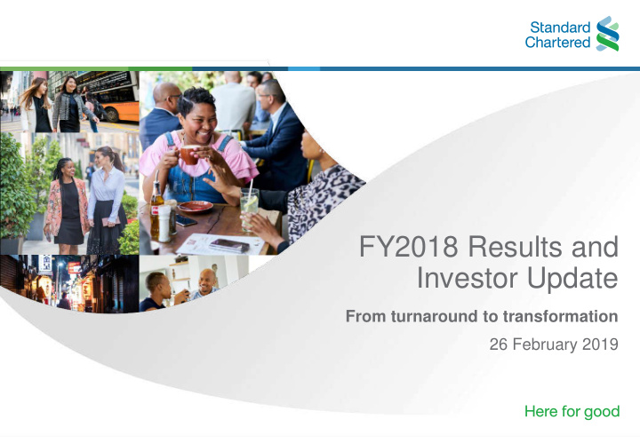 fy2018 results and