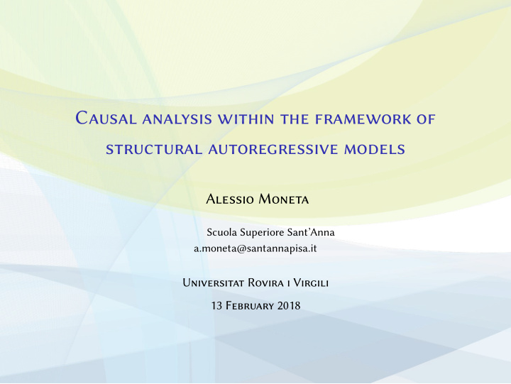 causal analysis within the framework of structural