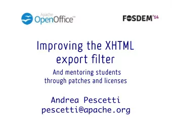 I  m  p  r  o  v  i  n  g  t  h  e  X  H  T  M  L  e  x  p  o  r  t  f  i  l  t  e  r  A  n  d  m